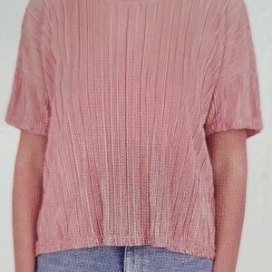Marc New York Short Sleeve Pink Top Size XL